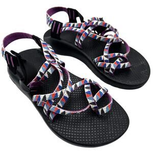 CHACO Womens 9 ZX/2 Classic Purple Sandals Gorpcore Crunchy Granola Outdoor Hike